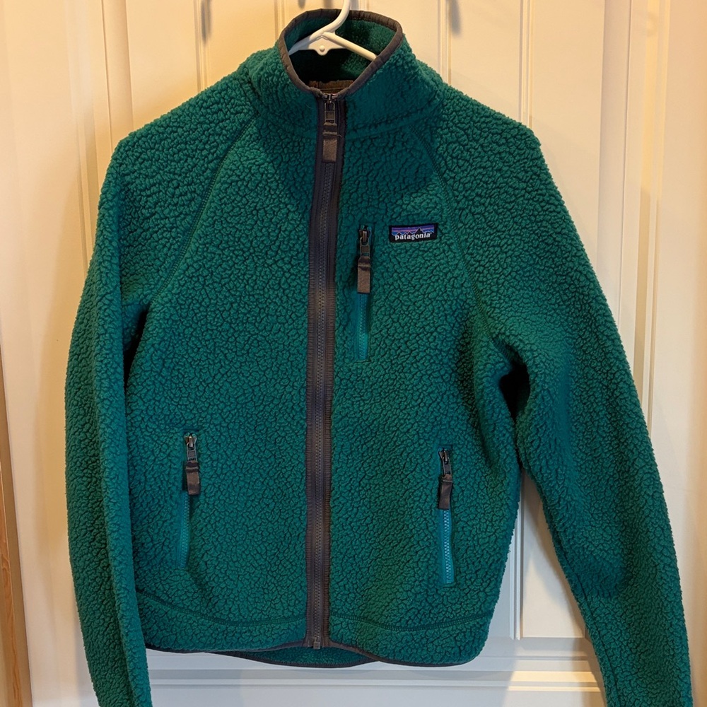 Patagonia Turquoise Fleece Jacket
